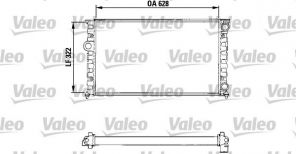 Valeo 731025 - Chladič vody -