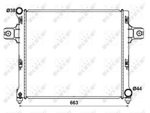 NRF 53191 - Chladič vody -