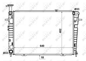 NRF 53192 - Chladič vody -
