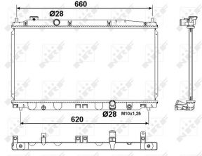 NRF 53194 - Chladič vody -