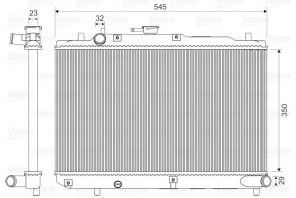 Valeo 731036 - Chladič vody -