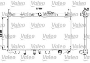 Valeo 731076 - Chladič vody -