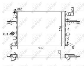NRF 53628A - Chladič vody -