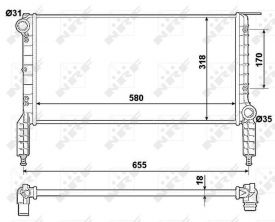 NRF 53788 - Chladič vody -