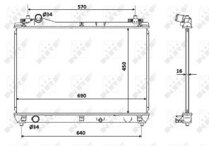 NRF 53915 - Chladič vody -