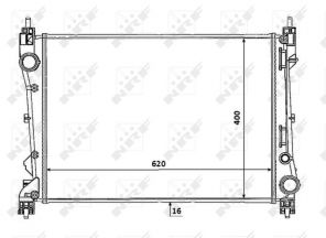 NRF 53935 - Chladič vody -