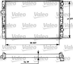 Valeo 731127 - Chladič vody -
