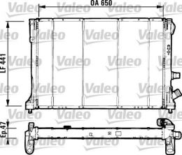 Valeo 731129 - Chladič vody -