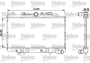 Valeo 731142 - Chladič vody -