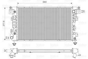 Valeo 731148 - Chladič vody -