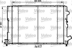 Valeo 731161 - Chladič vody -