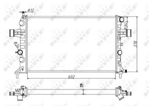 NRF 54668A - Chladič vody -