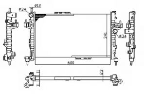 NRF 54753A - Chladič vody -