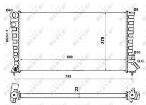 NRF 58189A - Chladič vody -