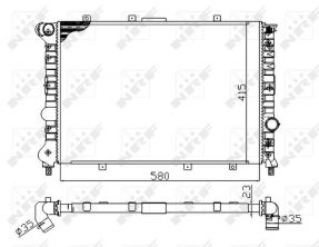 NRF 58202A - Chladič vody -
