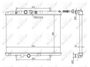 NRF 58226A - Chladič vody -