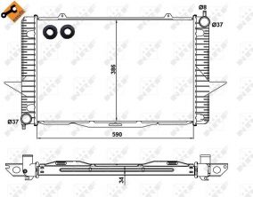 NRF 58342 - Chladič vody -