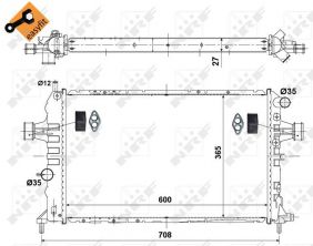 NRF 58344 - Chladič vody -