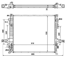 NRF 58356 - Chladič vody -