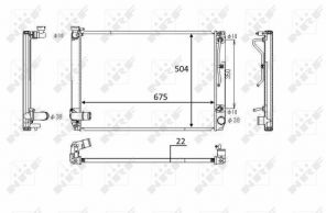 NRF 58391 - Chladič vody -