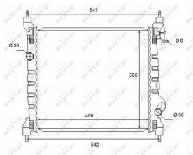 NRF 58454 - Chladič vody -