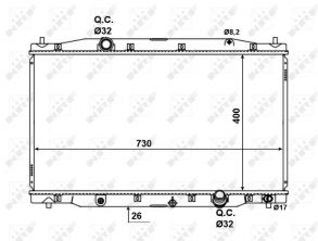 NRF 58457 - Chladič vody -
