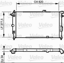 Valeo 731175 - Chladič vody -