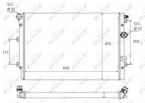 NRF 58464 - Chladič vody -