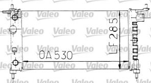 Valeo 731178 - Chladič vody -