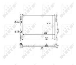 NRF 59061 - Chladič vody -