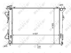 NRF 59064 - Chladič vody -