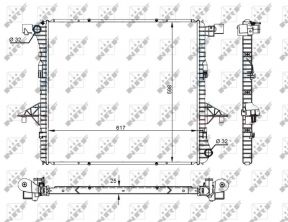 NRF 59145 - Chladič vody -