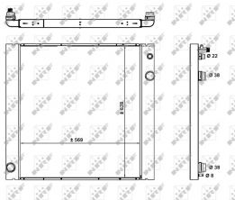 NRF 59182 - Chladič vody -