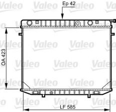 Valeo 731237 - Chladič vody -