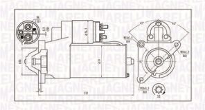 Magneti Marelli 063720373010 - Štartér -