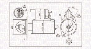 Magneti Marelli 063721410010 - Štartér -
