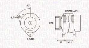 Magneti Marelli 063731919010 - Alternátor -