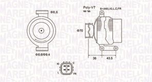 Magneti Marelli 063731980010 - Alternátor -