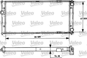 Valeo 731266 - Chladič vody -