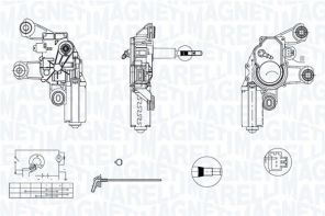 Magneti Marelli 064342008010 - Motor stieračov
