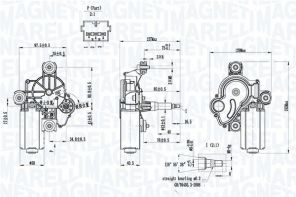 Magneti Marelli 064342011010 - Motor stieračov