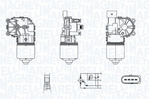 Magneti Marelli 064350005010 - Motor stieračov