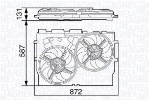 Magneti Marelli 069422582010 - Ventilátor motora