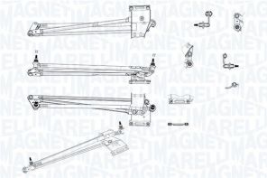 Magneti Marelli 085570168010 - Mechanizmus stieračov