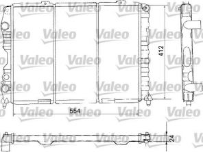 Valeo 731283 - Chladič vody -