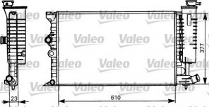 Valeo 731298 - Chladič vody -