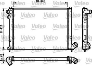 Valeo 731381 - Chladič vody -