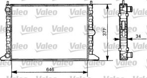 Valeo 731385 - Chladič vody -