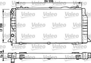 Valeo 731422 - Chladič vody -