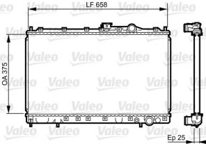 Valeo 731451 - Chladič vody -
